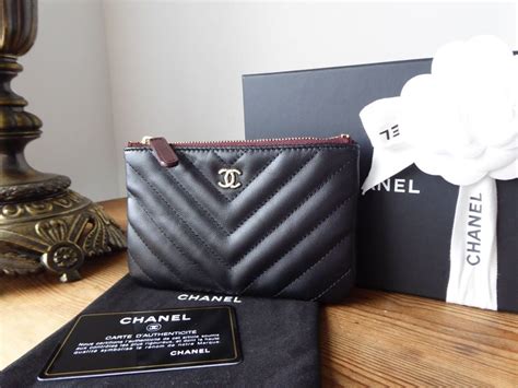 chanel small o case chevron|CHANEL.